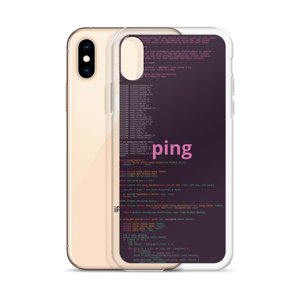 Ping iPhone Case