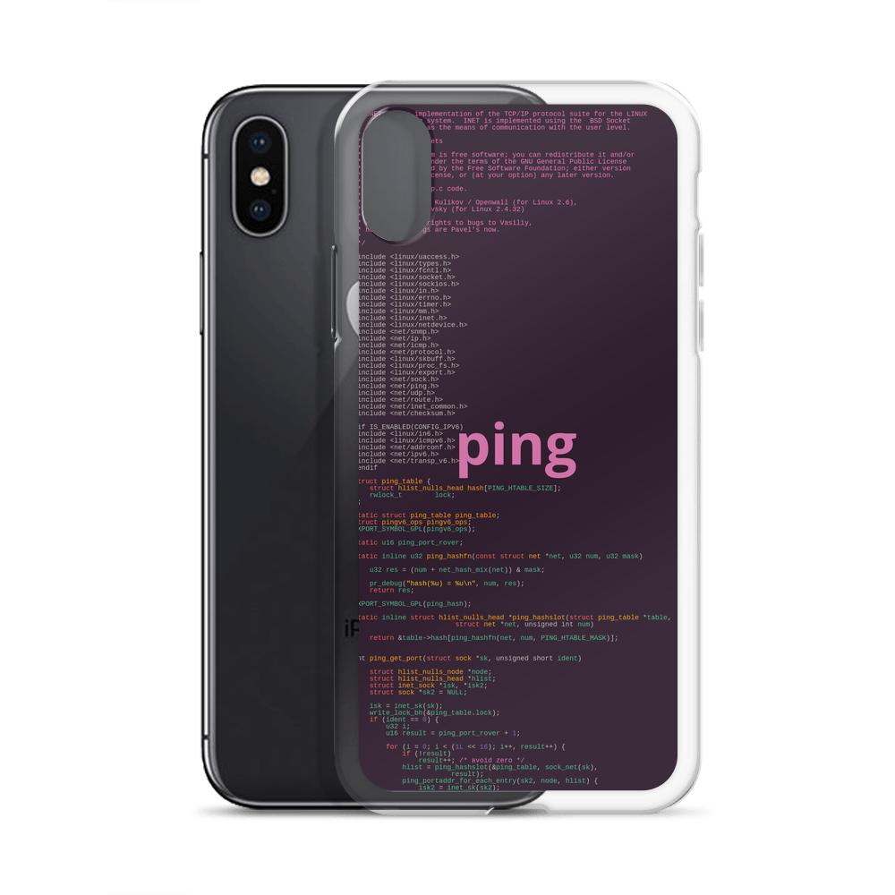Ping iPhone Case