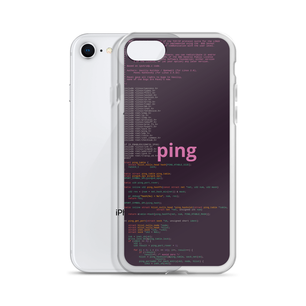 Ping iPhone Case