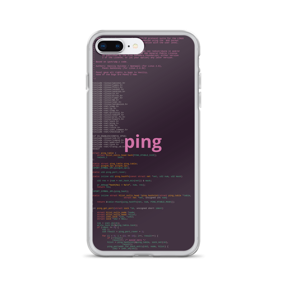 Ping iPhone Case