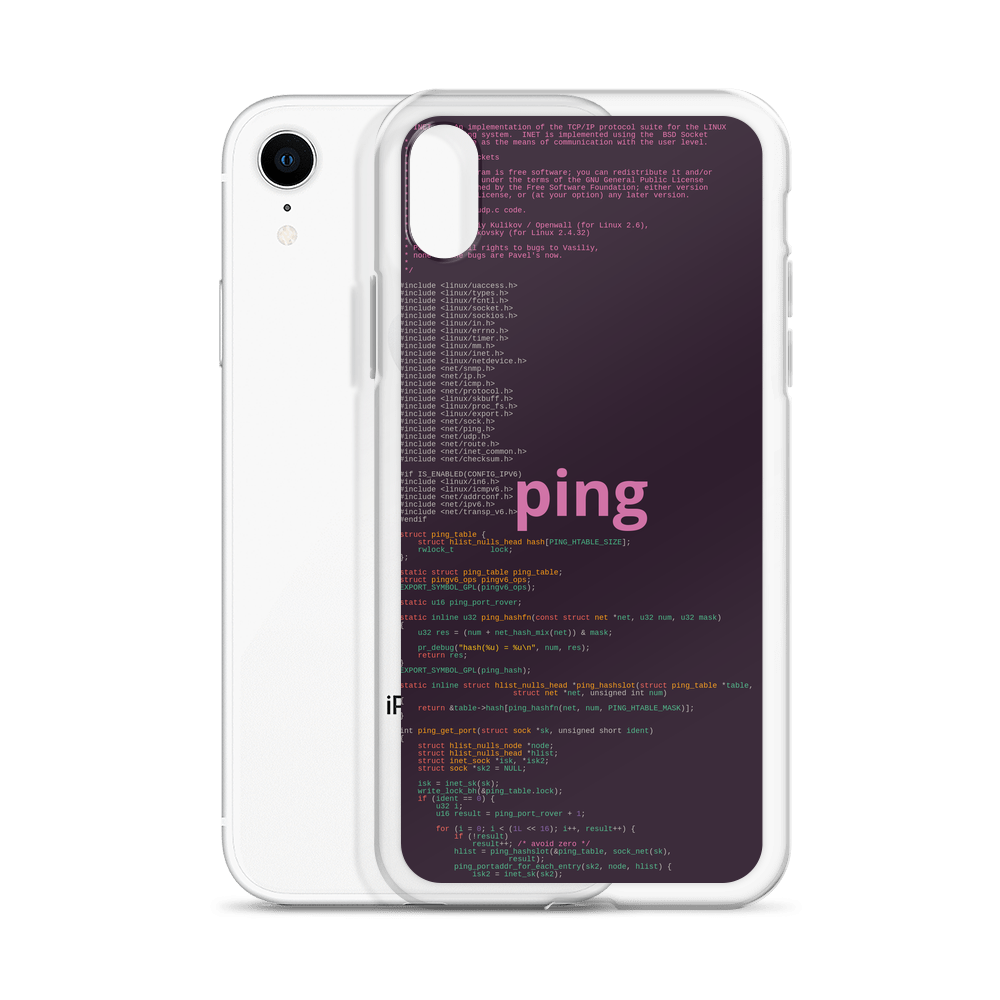 Ping iPhone Case